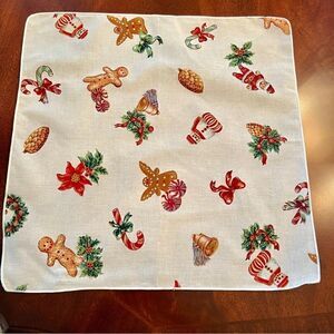 NEW Vintage Christmas Holiday‎ Cloth Napkins Set of 6